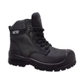 Men's 6" Black Waterproof Composite Toe Work Leather Boots